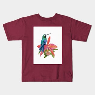 a jewel on an orchid Kids T-Shirt